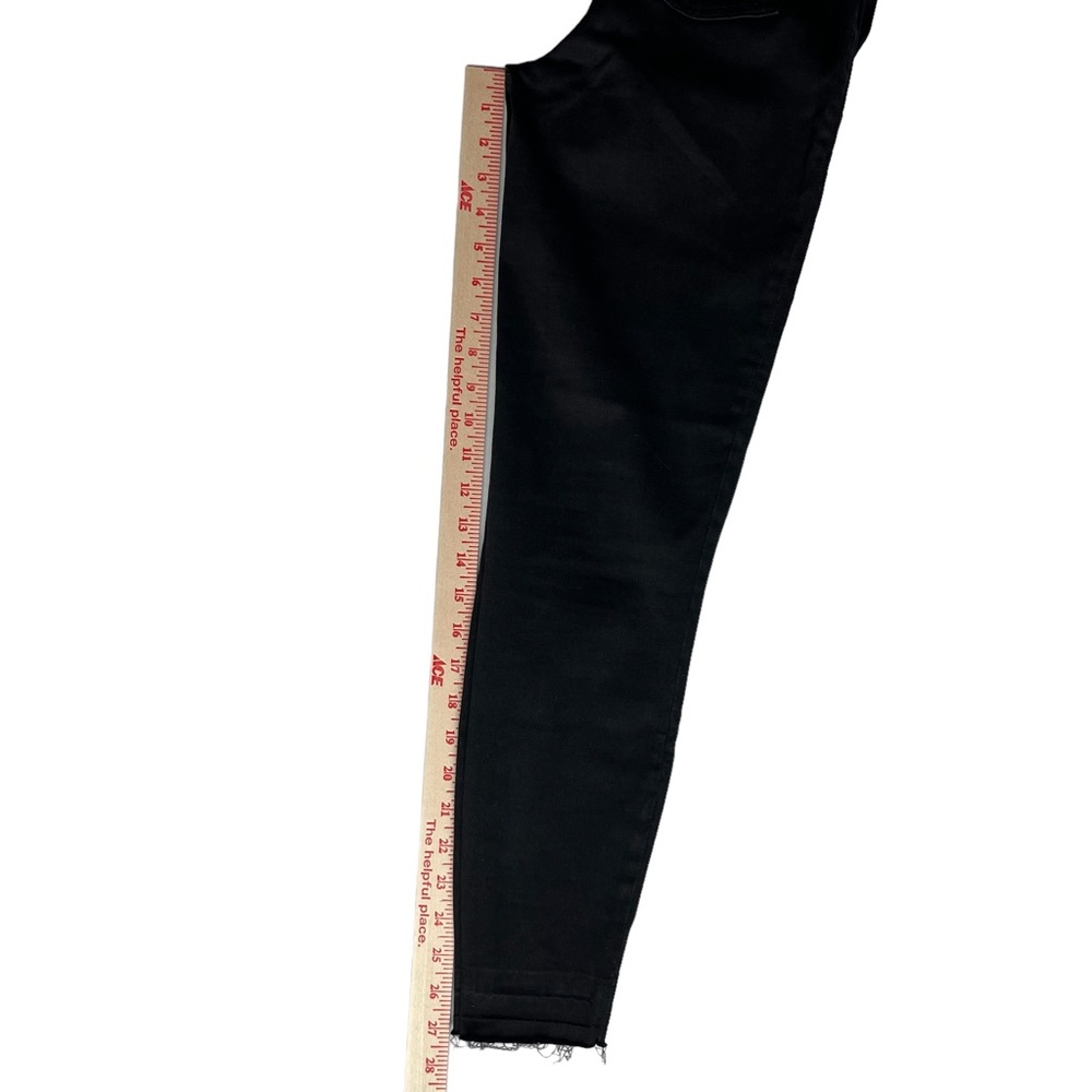 Spanx Distressed Skinny Jeans Women's S High Rise Stretch Denim Raw Hem 20213R - Picture 10 of 15